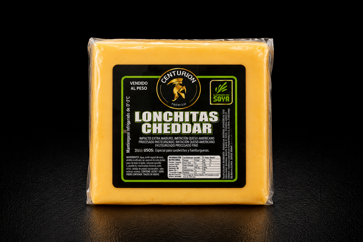 Lonchitas de Queso Tipo Americano 272g