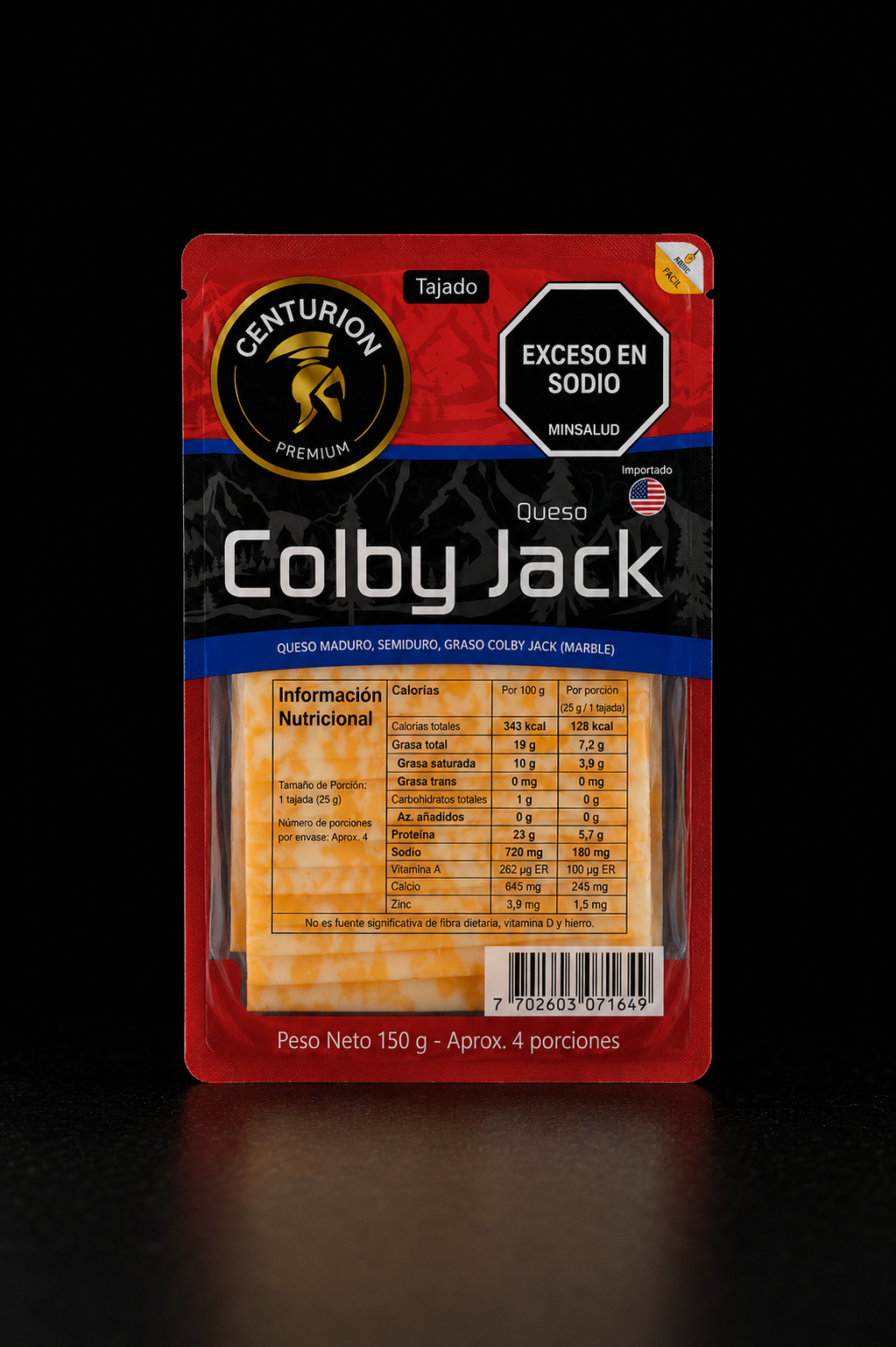 Queso Colby Jack 150g