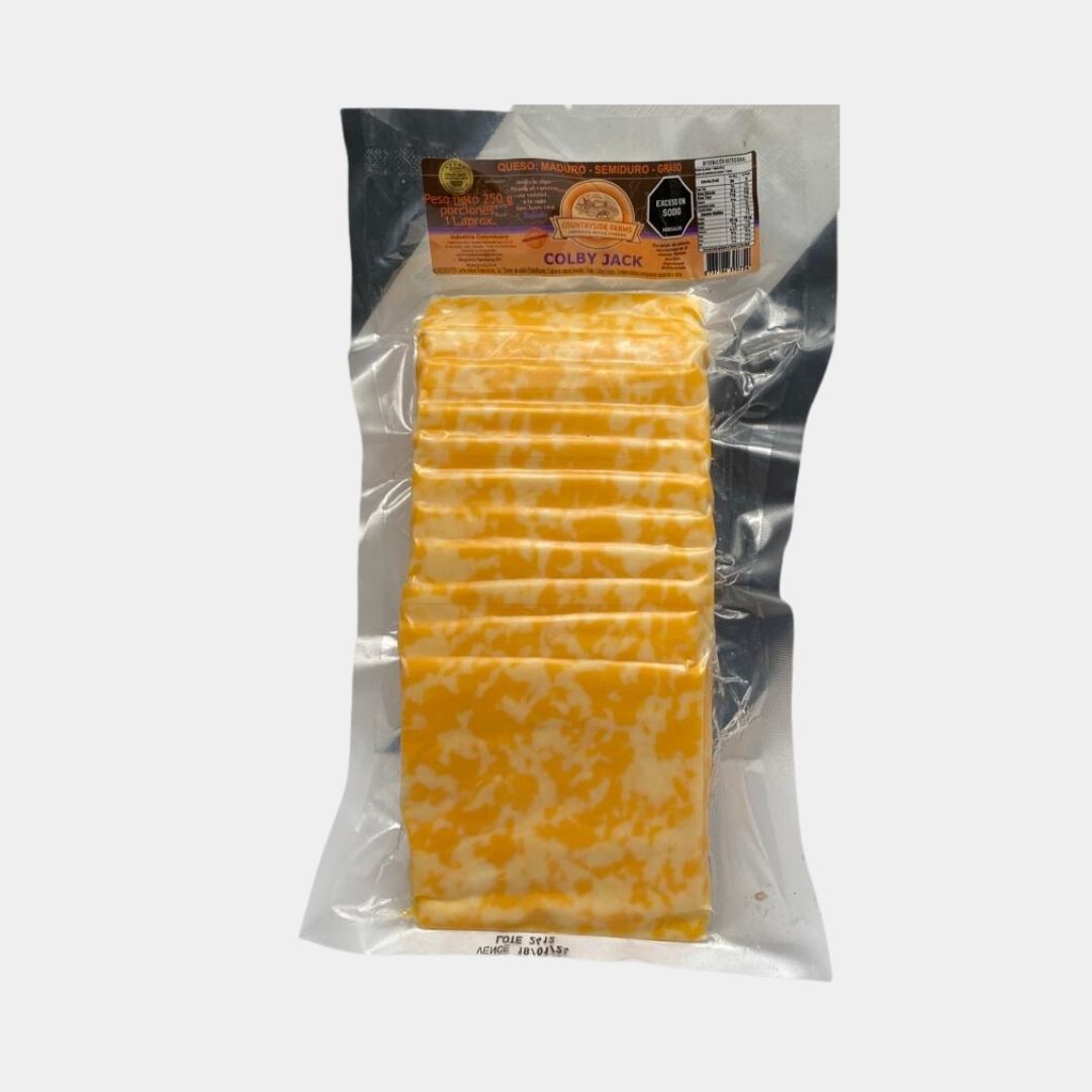 Queso COLBY JACK 250gr Tres Cuartos Meat House