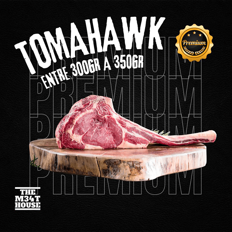 Tomahawk (300gr a 350gr) - Tres Cuartos Meat House